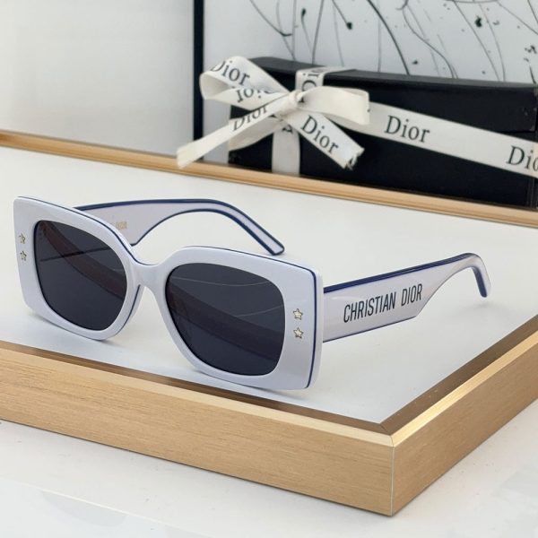 Dior Side Letter Plate Frame sunglasses Top quality