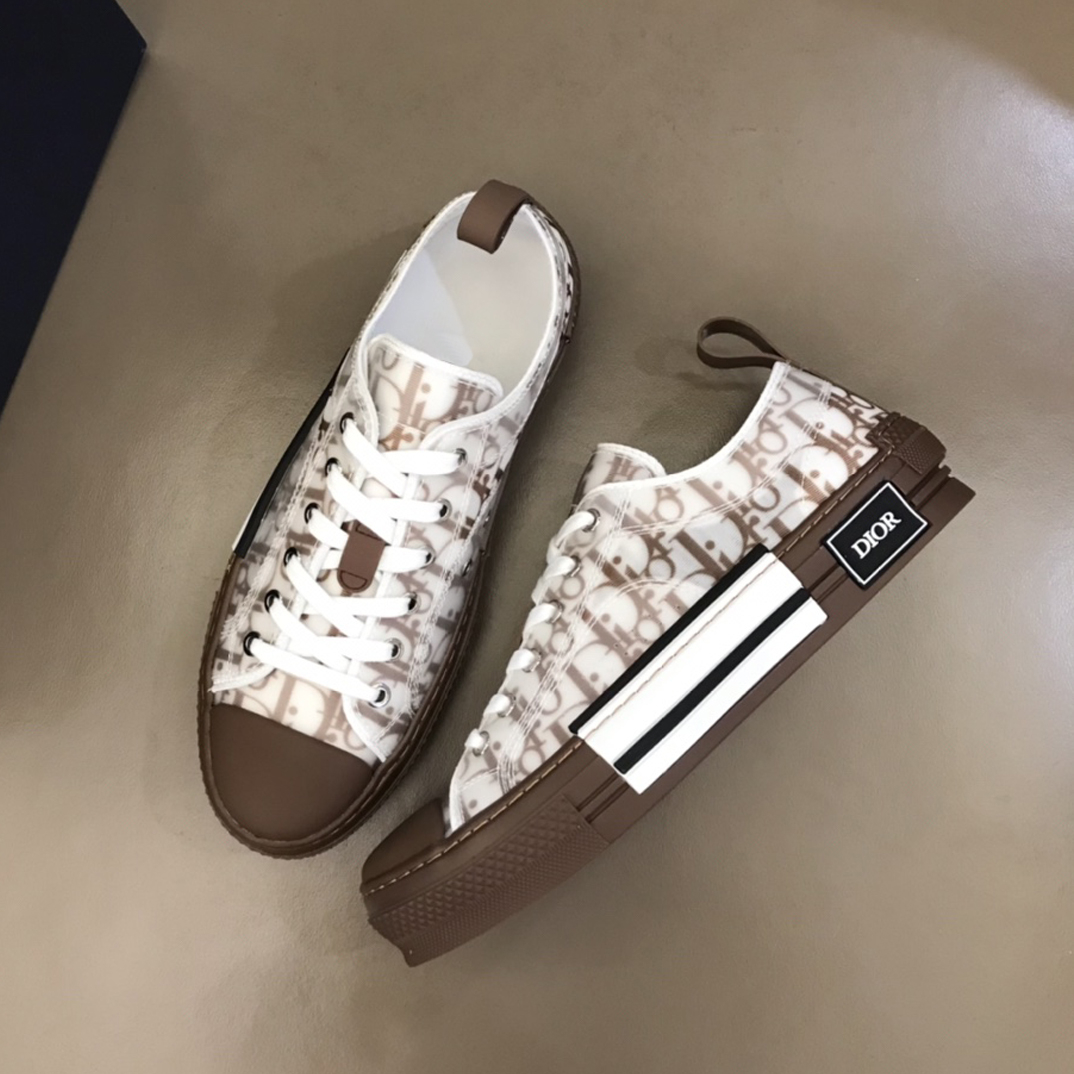 Dior B23 Casual Luxury Low-Top Canvas Shoes - Image 3