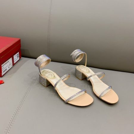 Rene Caovolla Juniper Metallic Sandals - Image 4