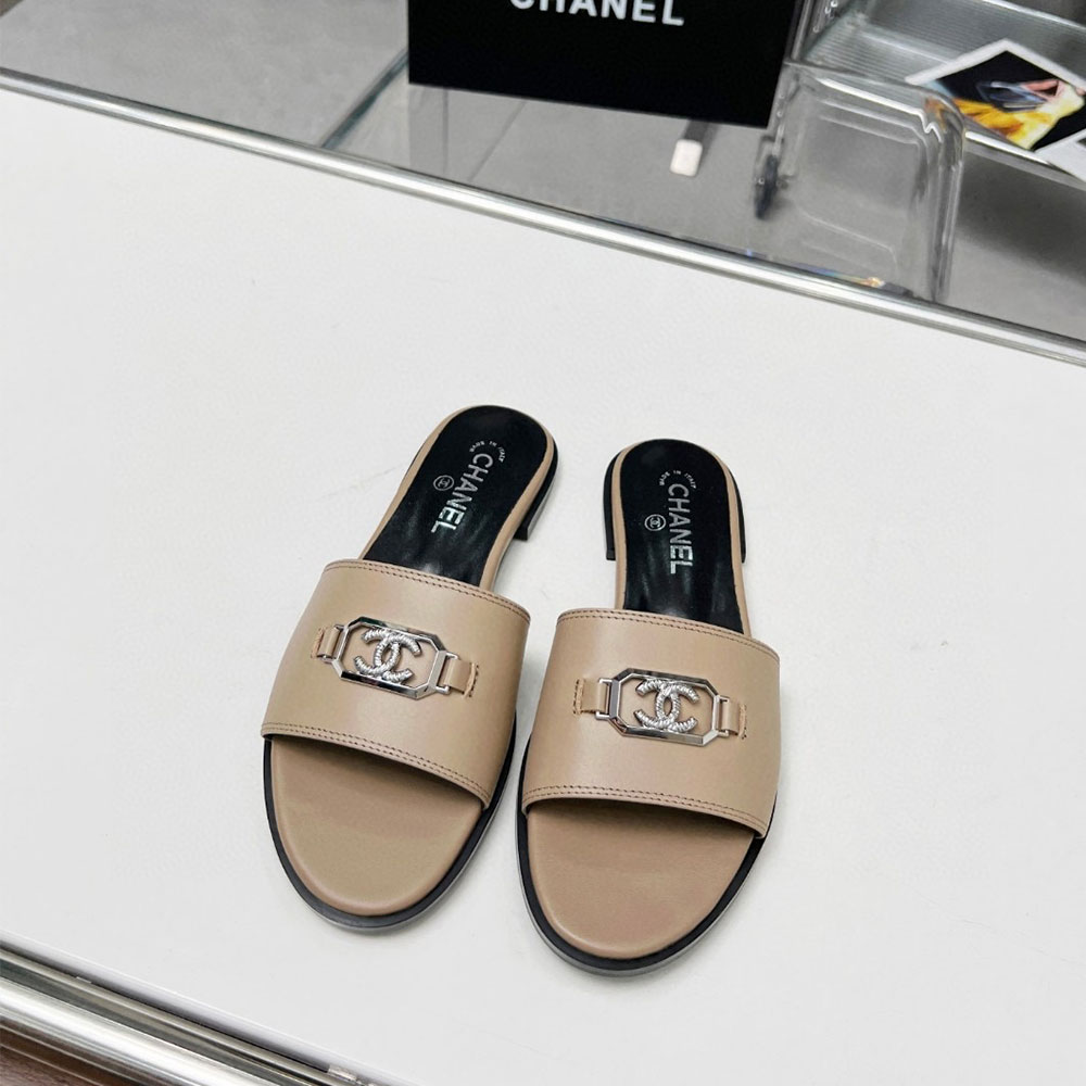 Chanel Flat Opflopsen-toed Flip-flops Slide Sandal - Image 6
