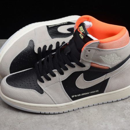 Air Jordan 1 Neutral Grey Hyper Crimson 555088-018 - Image 7