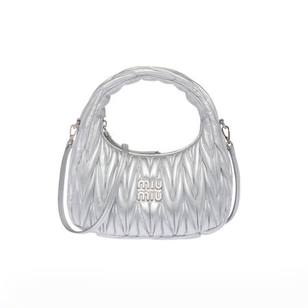 MIU MIU Wander Matelassé Hobo Bag Mini&Small - Image 4