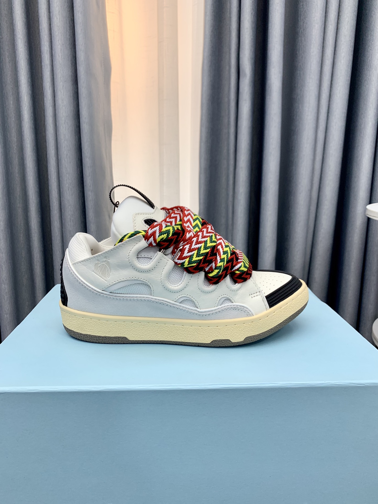 Lanvin LEATHER CURB SNEAKERS - Image 19