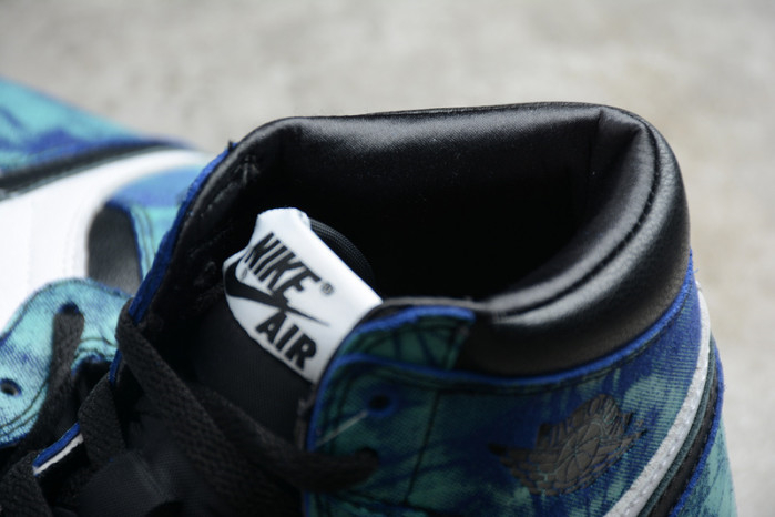 Air Jordan 1 Tie-Dye white black aurora green CD0461-100 - Image 9
