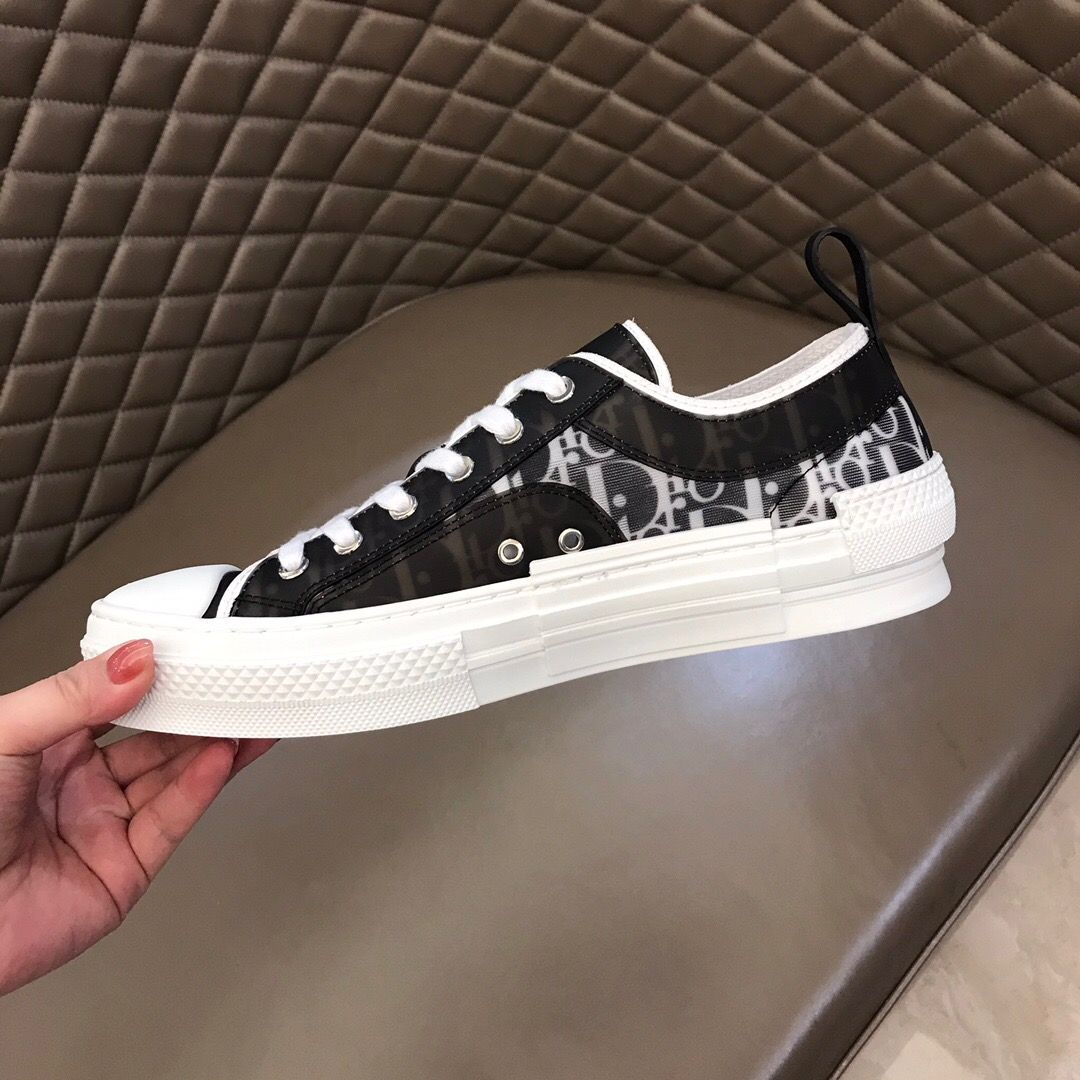 Dior B23 2022 New Style Low Top Logo Oblique Canvas 01 - Image 8
