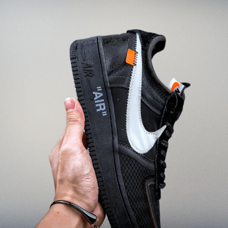 OFF-WHITE x Air Force 1 Low Black White 2.0 - Image 8