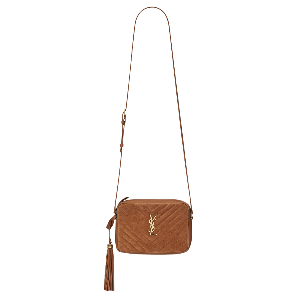 Sait Laurent YSL Suede Camera Bag - Image 1