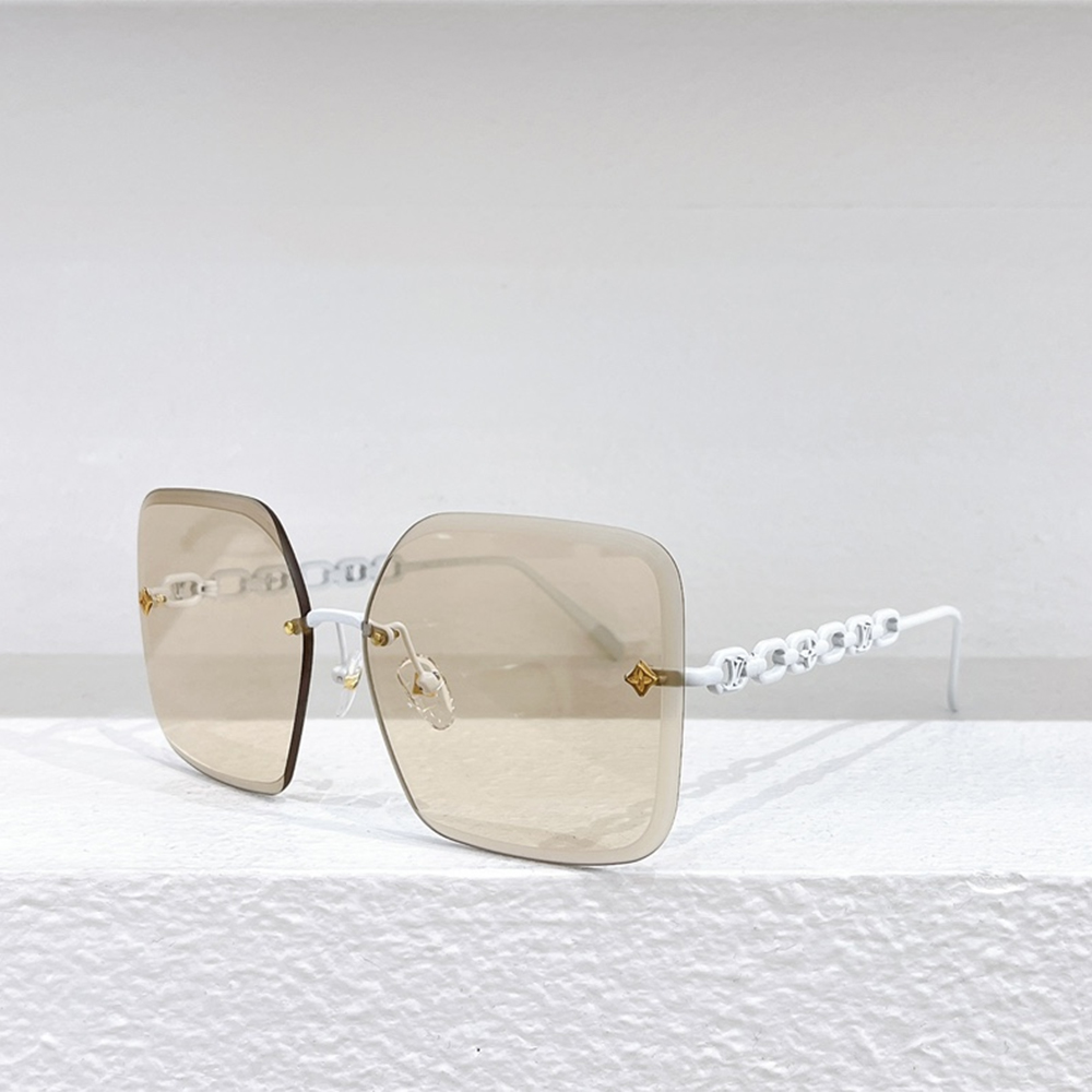 LV Square Irregular Sunglasses Top Quality - Image 3