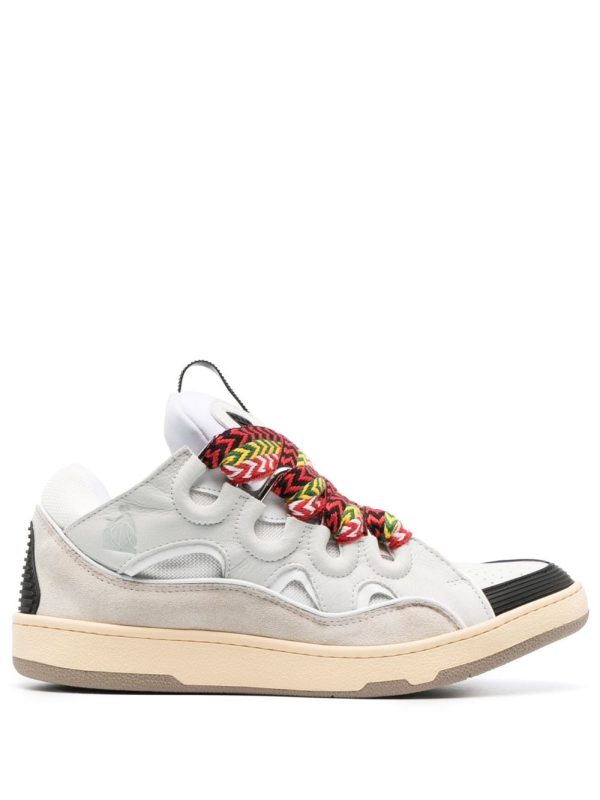 Lanvin LEATHER CURB SNEAKERS