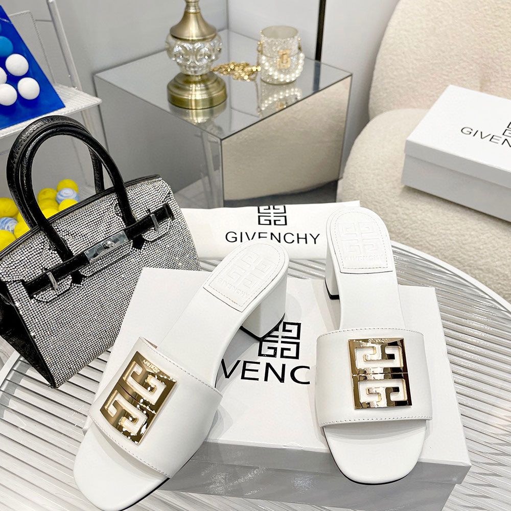 Givenchy Leather Fashion Muggles  Slide Sandal - Image 8