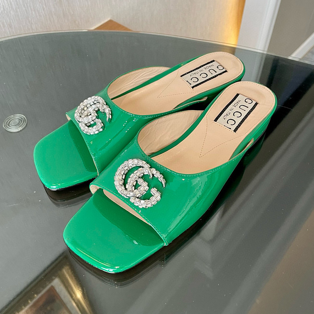 Gucci Leather Sandals  Slide Sandal - Image 6