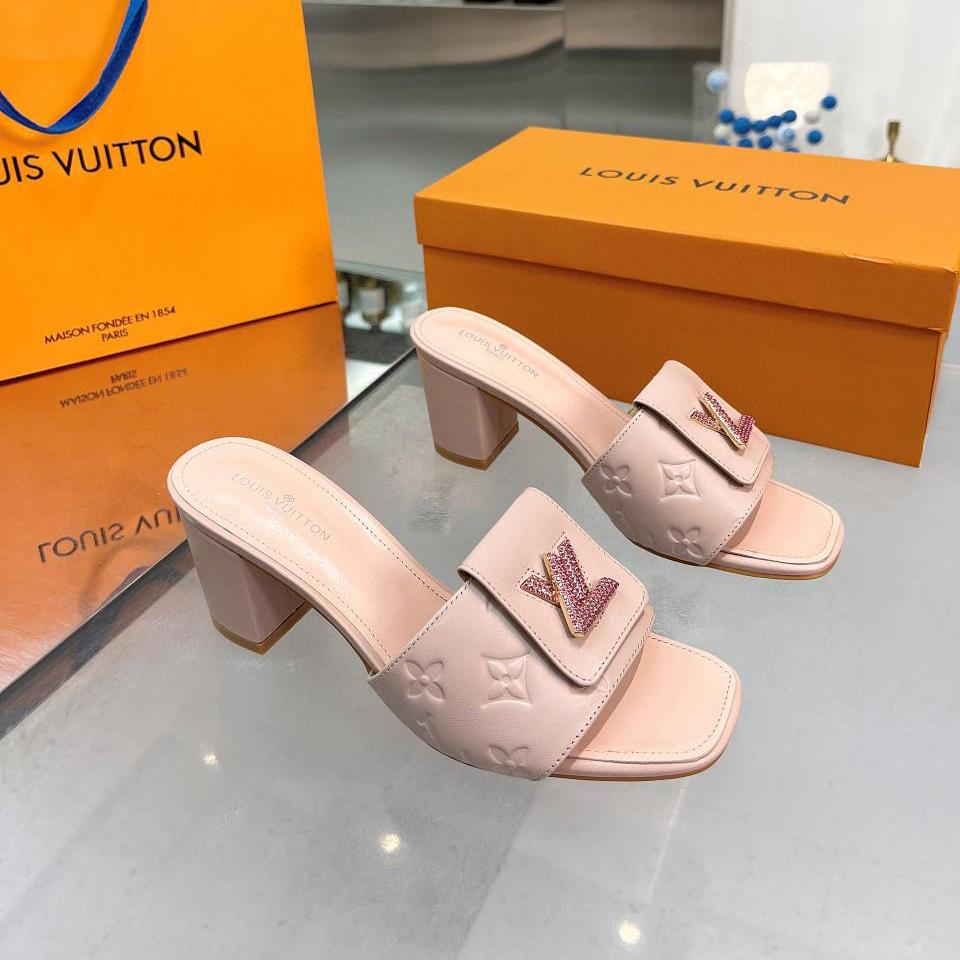 LV Flat Cut With Chunky Flip-flops Slide Sandal - Image 7