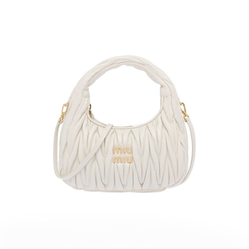 MIU MIU Wander Matelassé Hobo Bag Mini&Small - Image 6