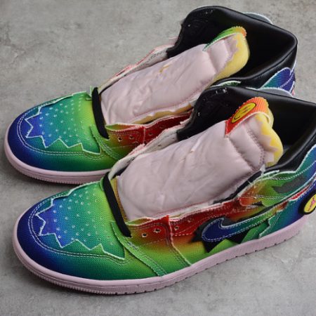 J. Balvin x Air Jordan 1 Retro OG High Colores Y Vibras DC3481-900 - Image 12