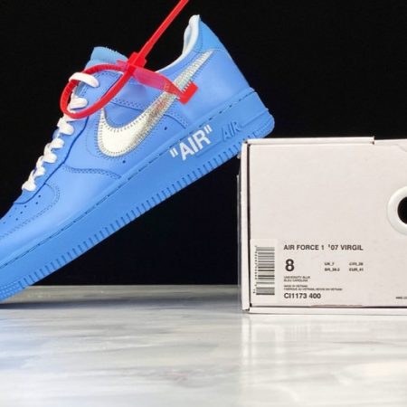 Off-White Nike Air Force 1 MCA Blue CI1173-400 - Image 14