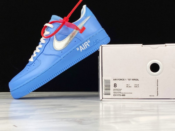 Off-White Nike Air Force 1 MCA Blue CI1173-400 - Image 14