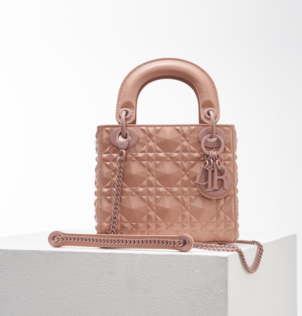 DIOR Lady Dior Diamond Vine Pattern Handbag
