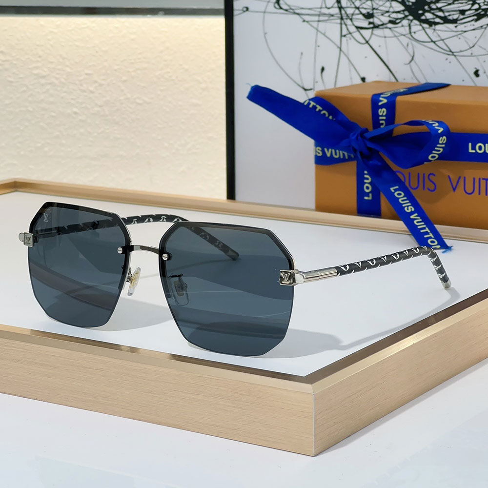 LV Clockwise Canvas sunglasses Top quality - Image 3