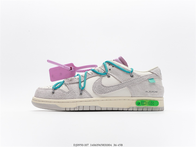 OFF WHITE X Nike Dunk SB Low The 50 NO.36 DJ0950-107 - Image 1