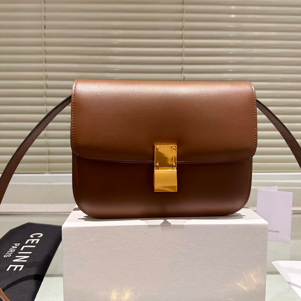 CELINE Liege Calfskin Box Flap Bag - Image 8