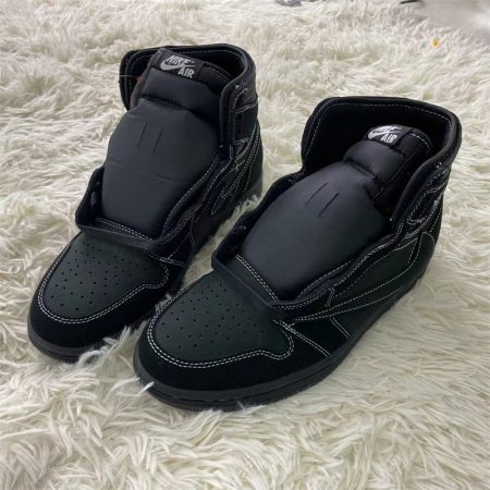 Travis Scott x Air Jordan 1 high OG "Black Phantom" DM7866-000 - Image 5