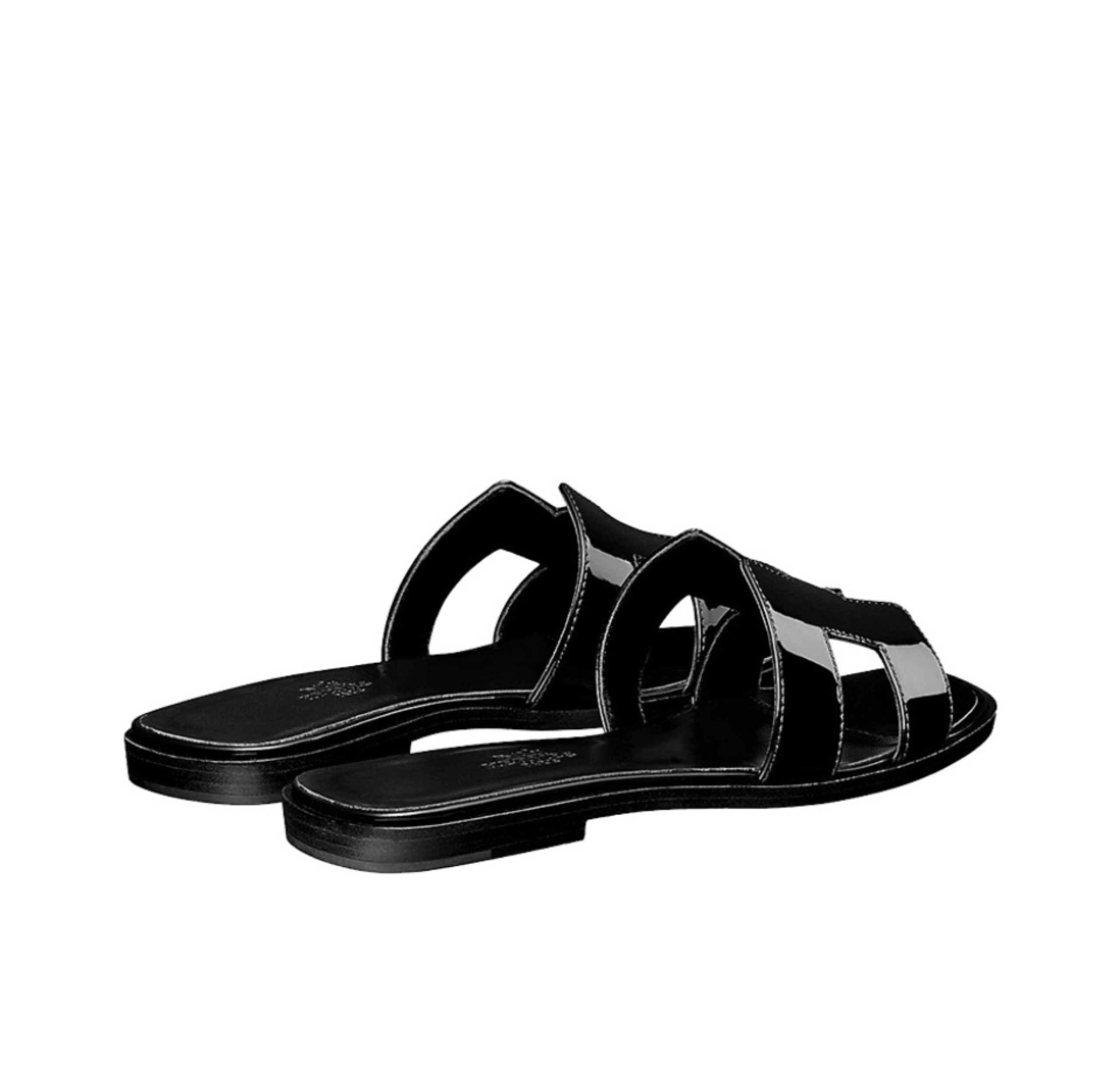 Hermes Oran Sanda 'Patent Leather' - Image 2