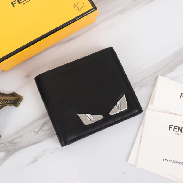 FENDI Contrast Color Design Wallte