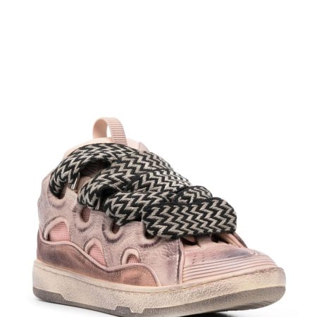 Lanvin LEATHER CURB SNEAKERS - Image 3