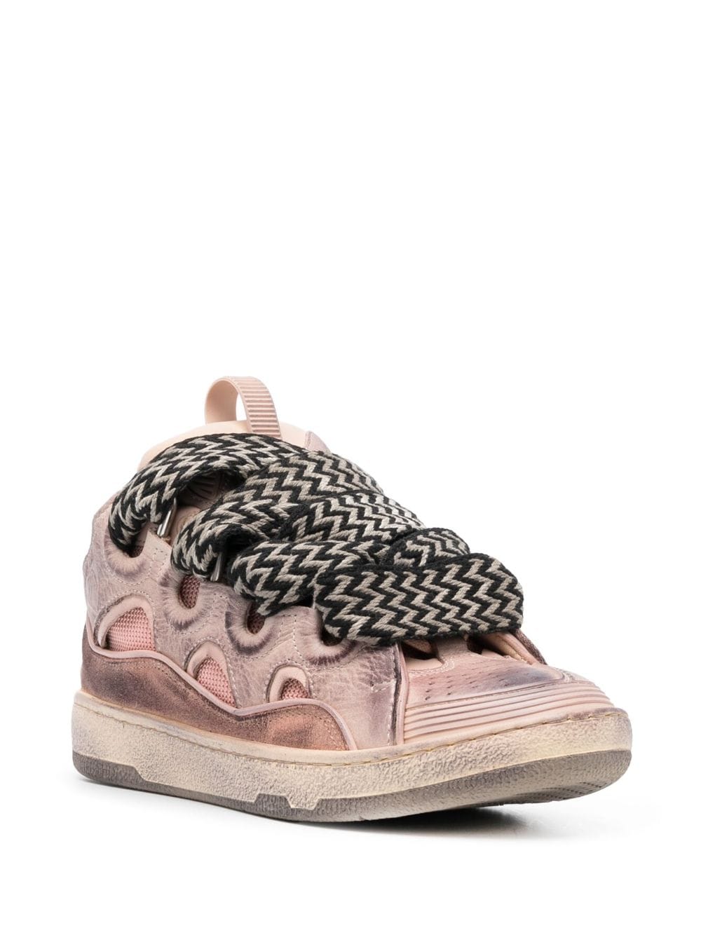 Lanvin LEATHER CURB SNEAKERS - Image 3