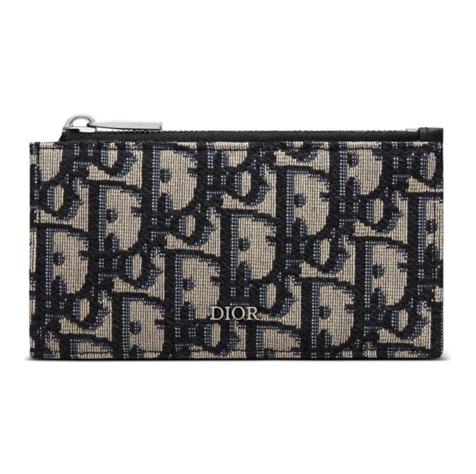 Dior Oblique Card Holder Wallet - Image 1