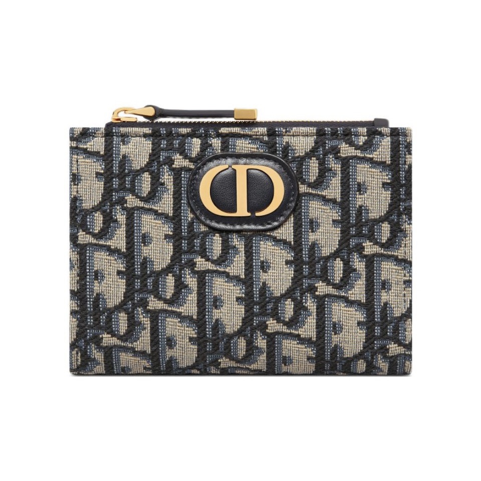 Dior 30 Montaigne Zipper Wallet - Image 1