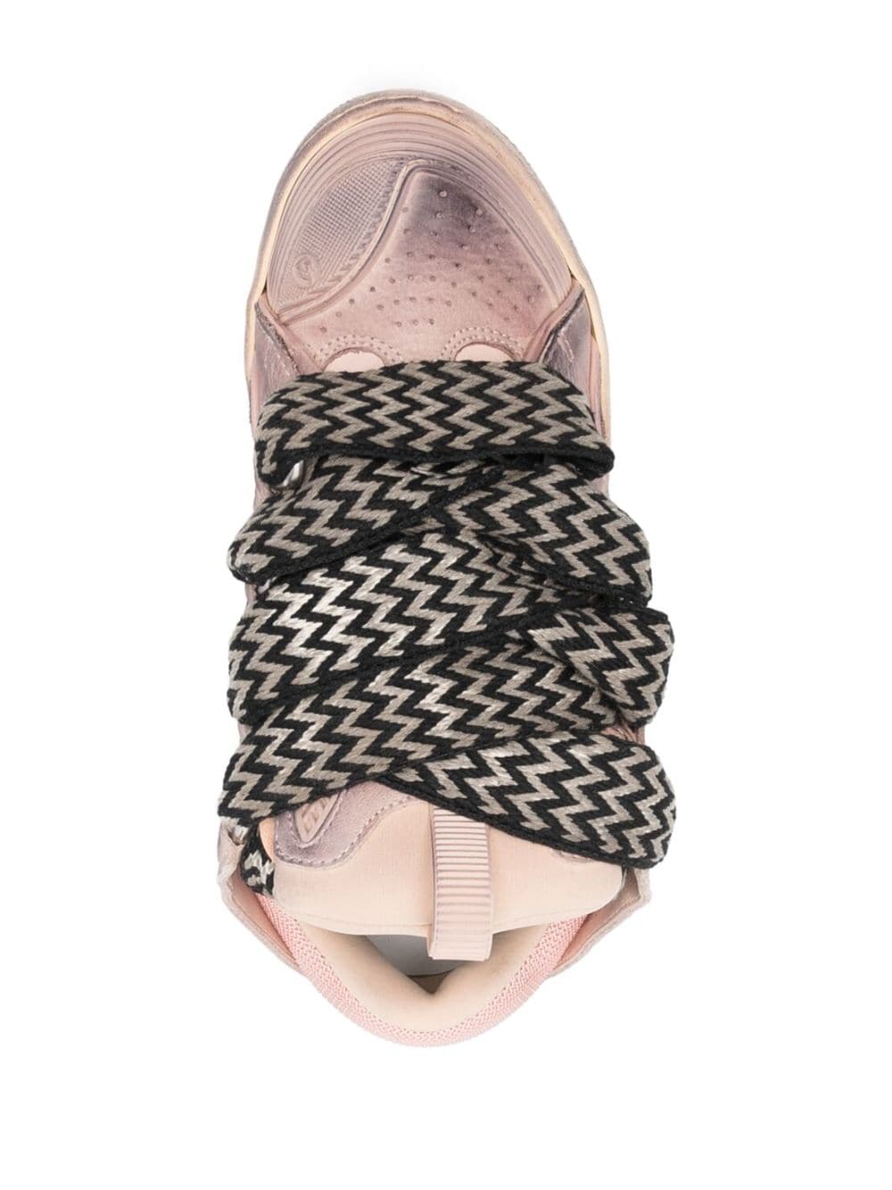 Lanvin LEATHER CURB SNEAKERS - Image 2