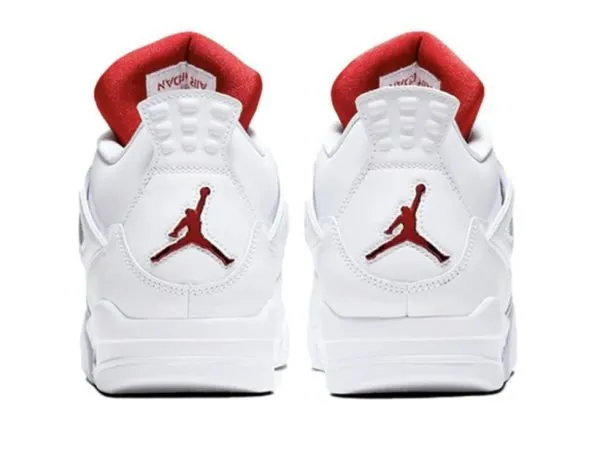 Jordan 4 Retro“ White University Red"
