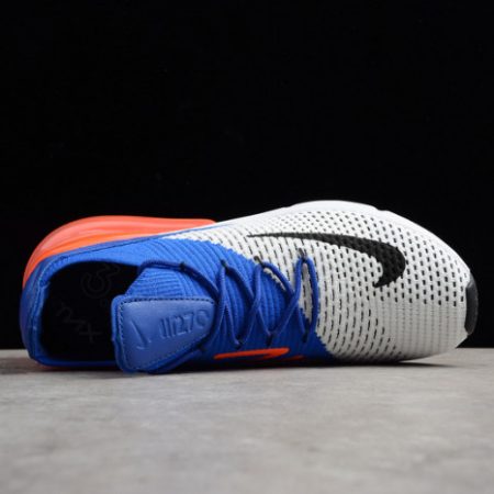 NIKE AIR MAX 270 FLYKNIT RACER BLUE/TOTAL CRIMSON AO1023-101 - Image 7