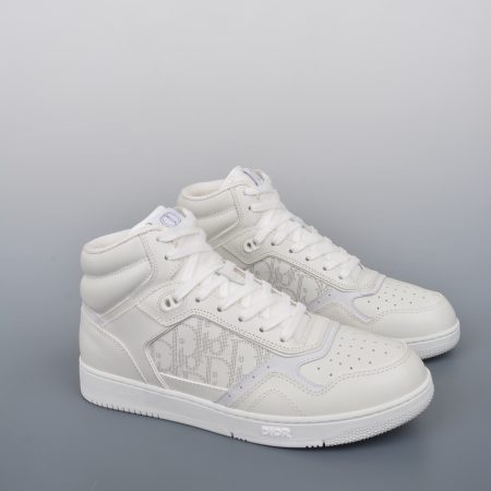 Dior B27 Sneakers High-Top White (AAA High Quality Version)