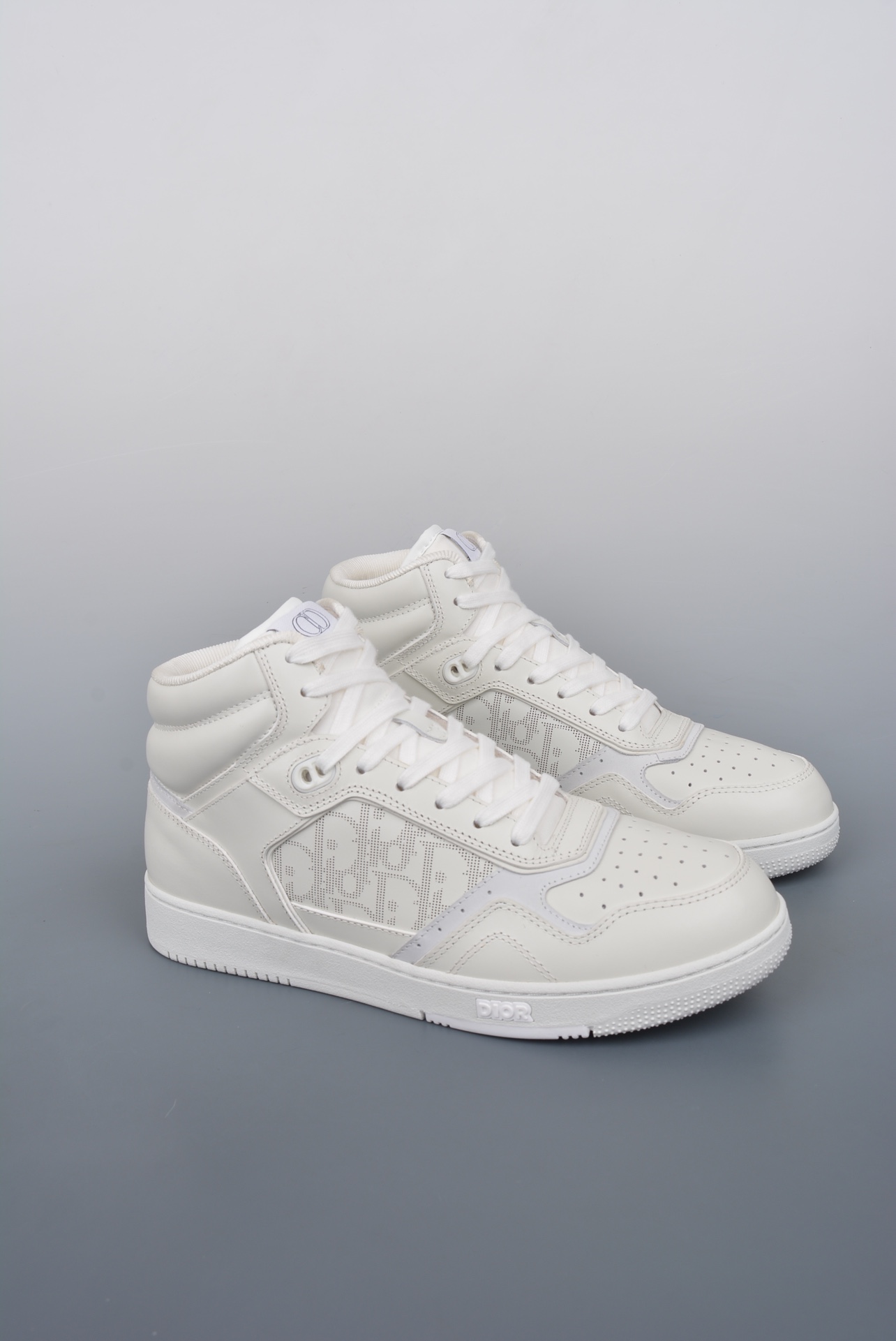 Dior B27 Sneakers High-Top White (AAA High Quality Version) - Image 1