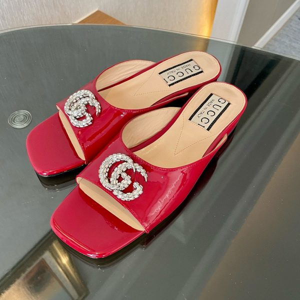 Gucci Leather Sandals  Slide Sandal