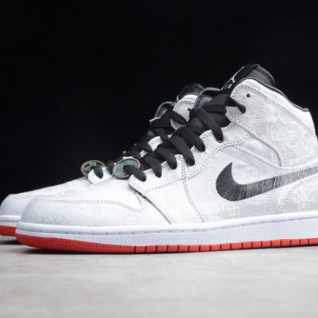 CLOT Air Jordan 1 Mid Fearless CU2804-100 - Image 10