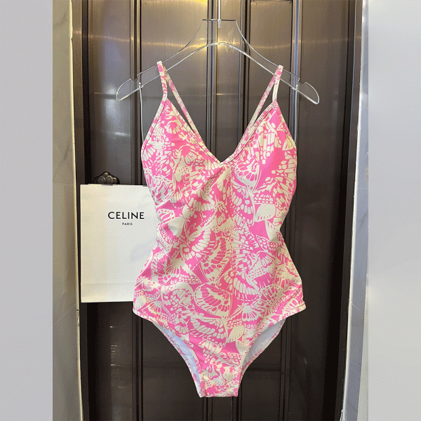 Dior Animal-print One-piece Swimsuit Swimwear