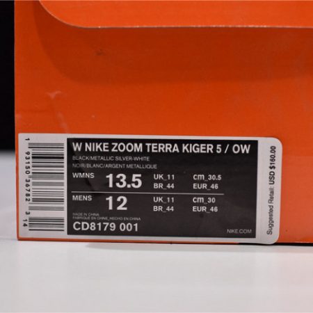 Off-White Nike Terra Kiger 5 Black CD8179-001 - Image 22