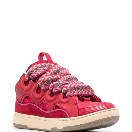Lanvin LEATHER CURB SNEAKERS - Image 3