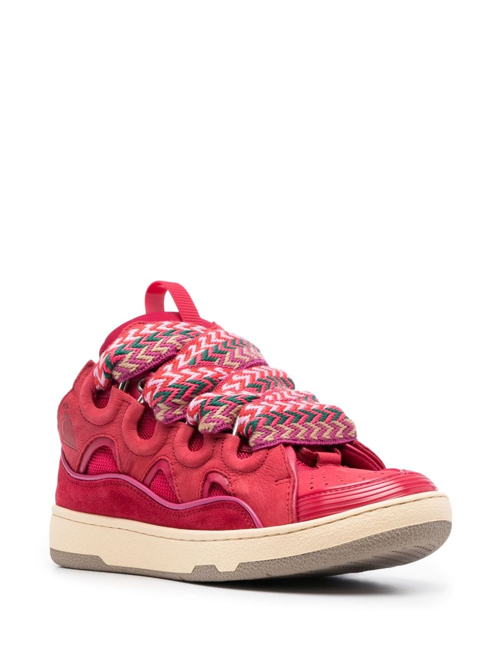 Lanvin LEATHER CURB SNEAKERS - Image 3