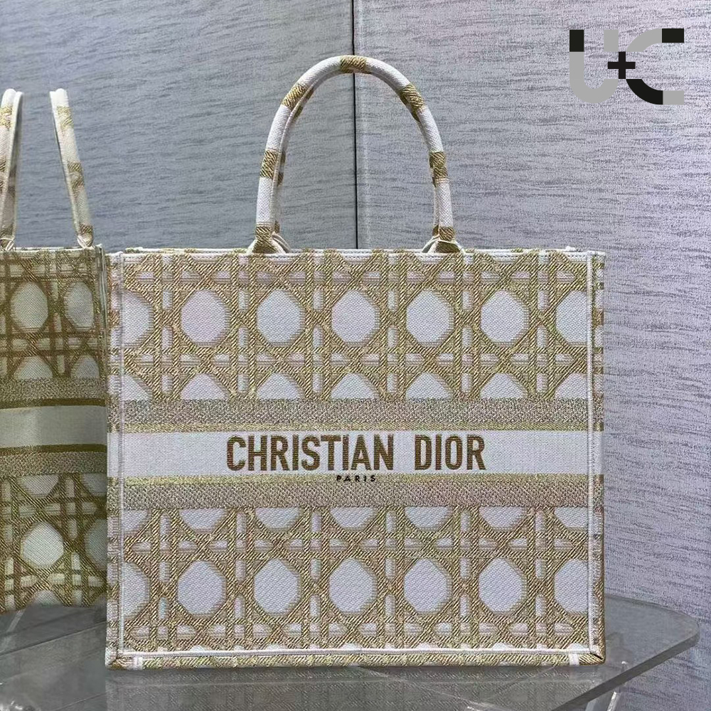 Dior Book Tote D-Lace Macrame Bag - Image 4