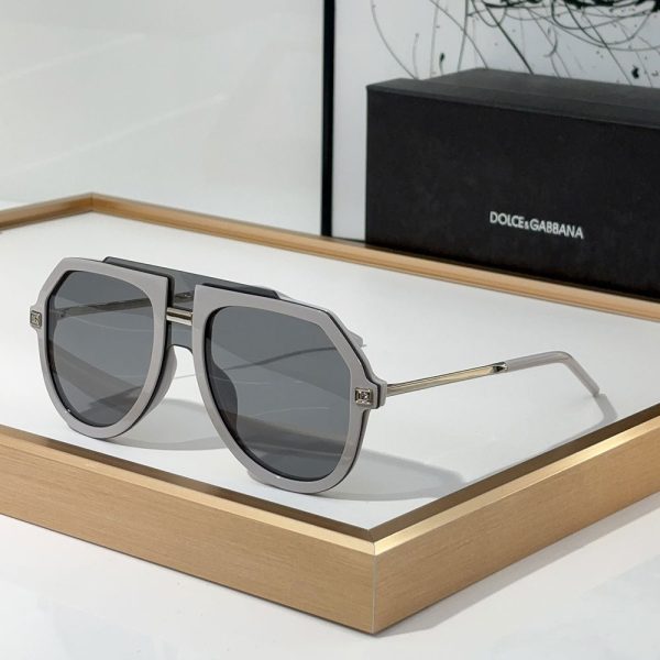 DOLCE & GABBAN DG Sheet Frame Slim Mirror Legs  Sunglasses Top quality