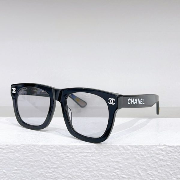 Chanel Thick Round Frame Sunglasses Top Quality