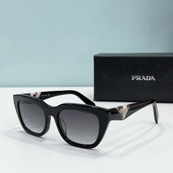 Prada Mirror leg print Logo  sunglasses Top quality