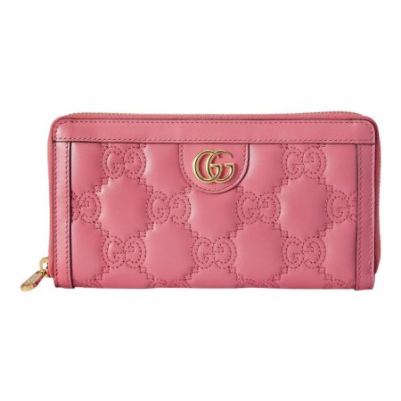 Gucci Unisex GG Marmont Zip Around Wallet - Image 4