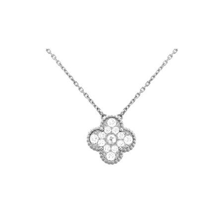 Van Cleef & Arpels Vca Four-Leaf Lucky Necklace