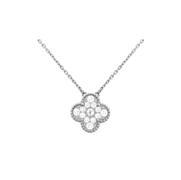 Van Cleef & Arpels Vca Four-Leaf Lucky Necklace