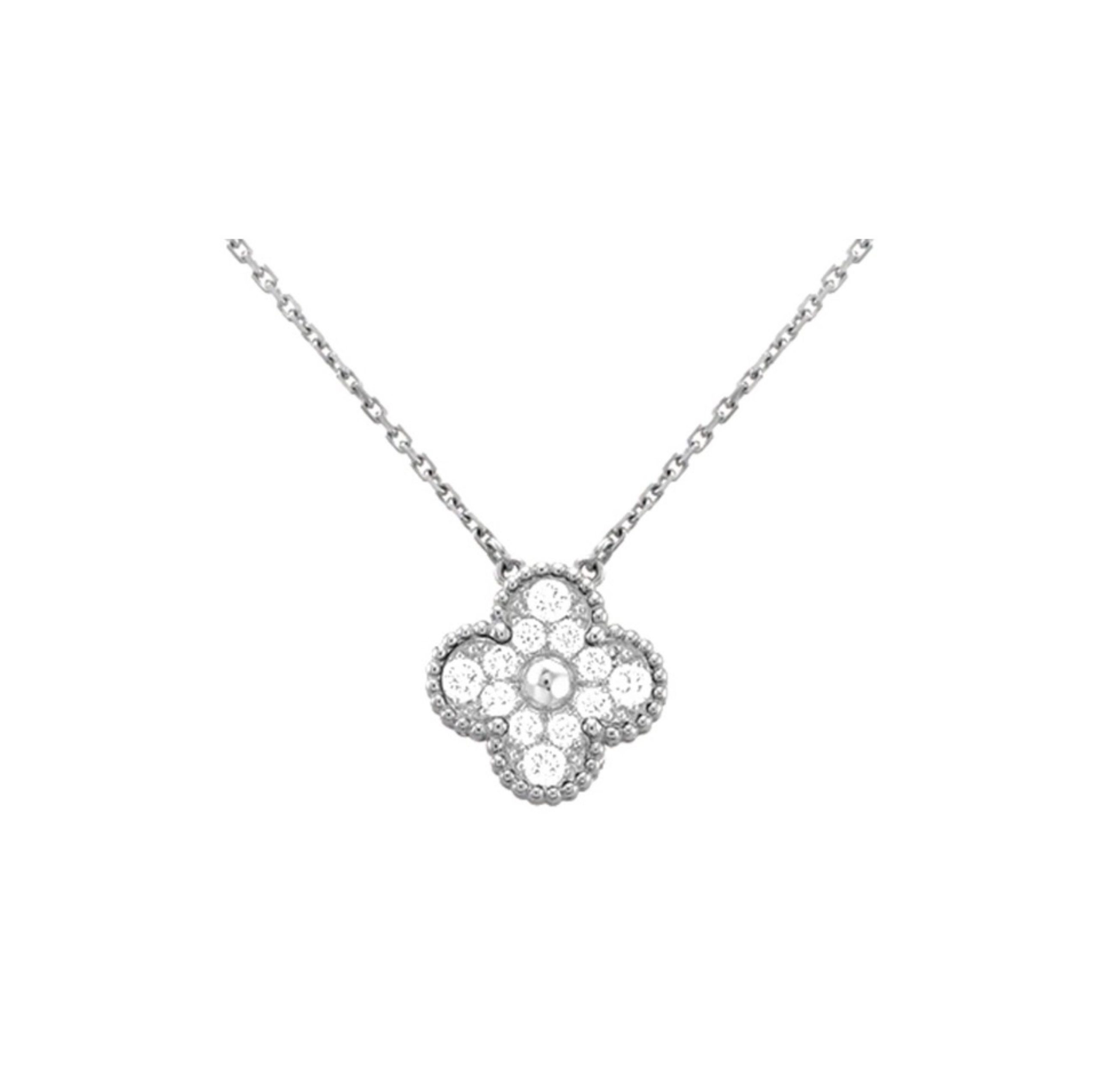 Van Cleef & Arpels Vca Four-Leaf Lucky Necklace - Image 1